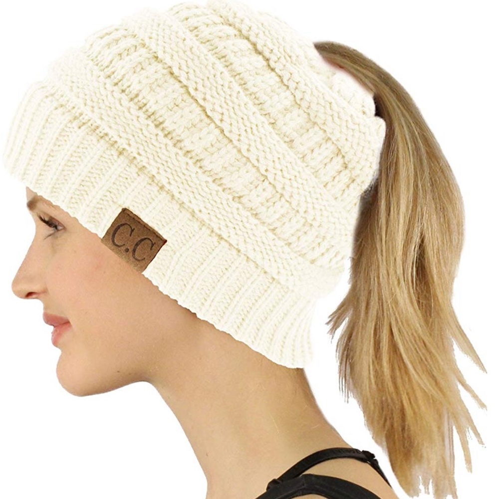 C.C Messy Bun Beanie Tail
